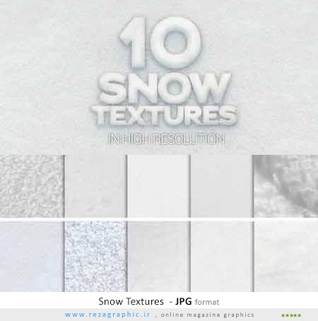10 تکسچر و بافت برف - Snow Texture
